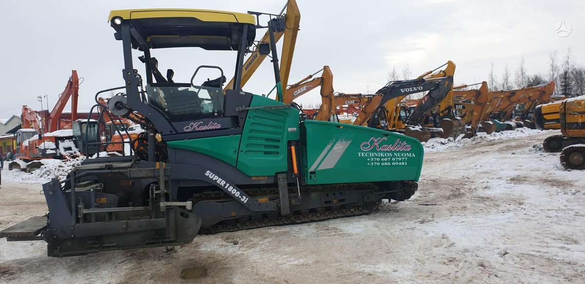 Vögele 1800-3i, paving machinery