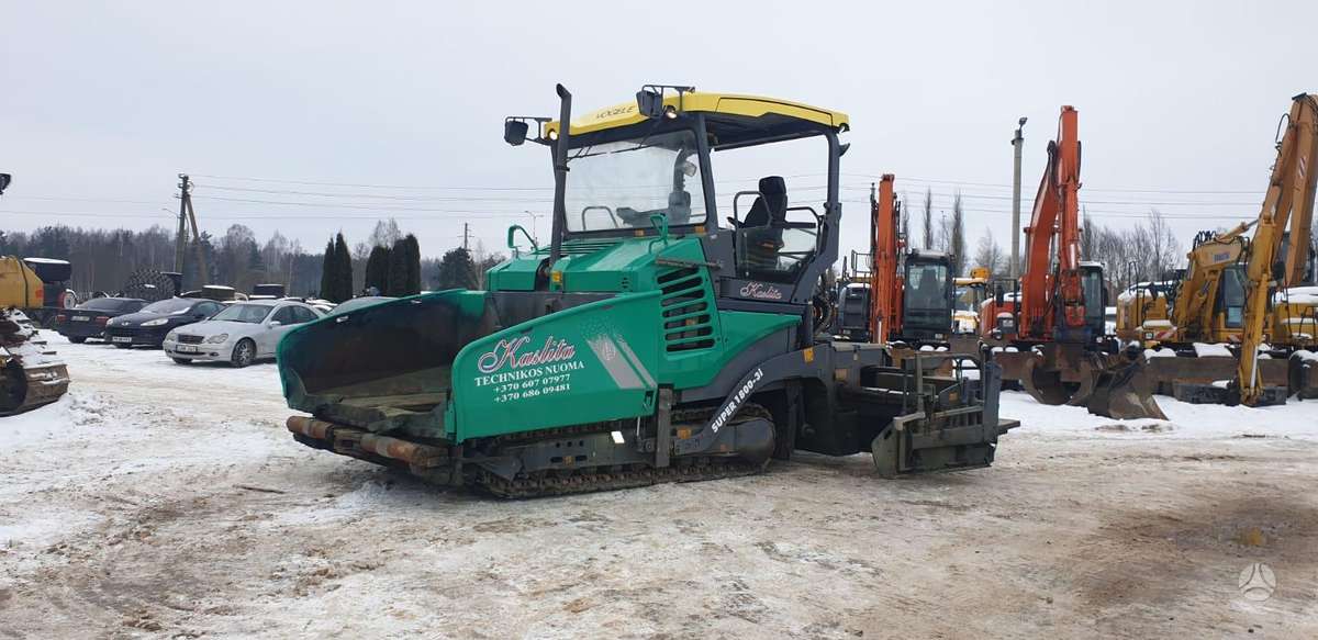 Vögele 1800-3i, paving machinery