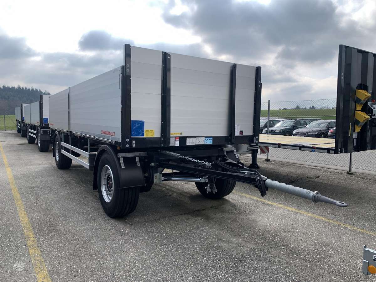 Schwarzmüller 2 ašių statybinė priekaba, dropside