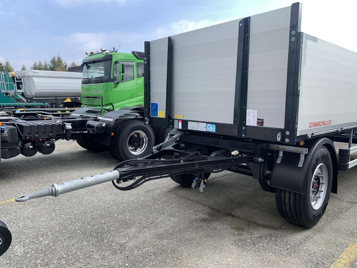 Schwarzmüller 2 ašių statybinė priekaba, dropside
