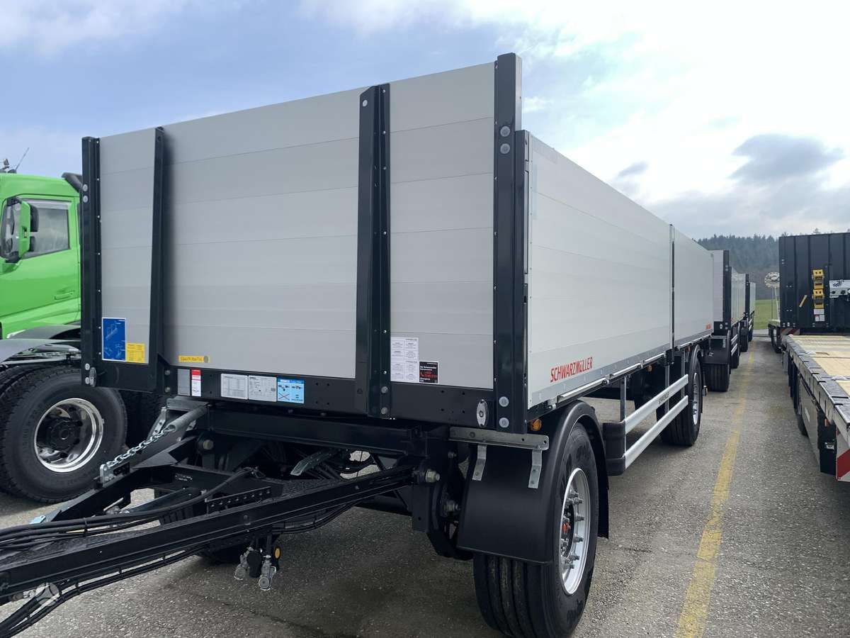 Schwarzmüller 2 ašių statybinė priekaba, dropside