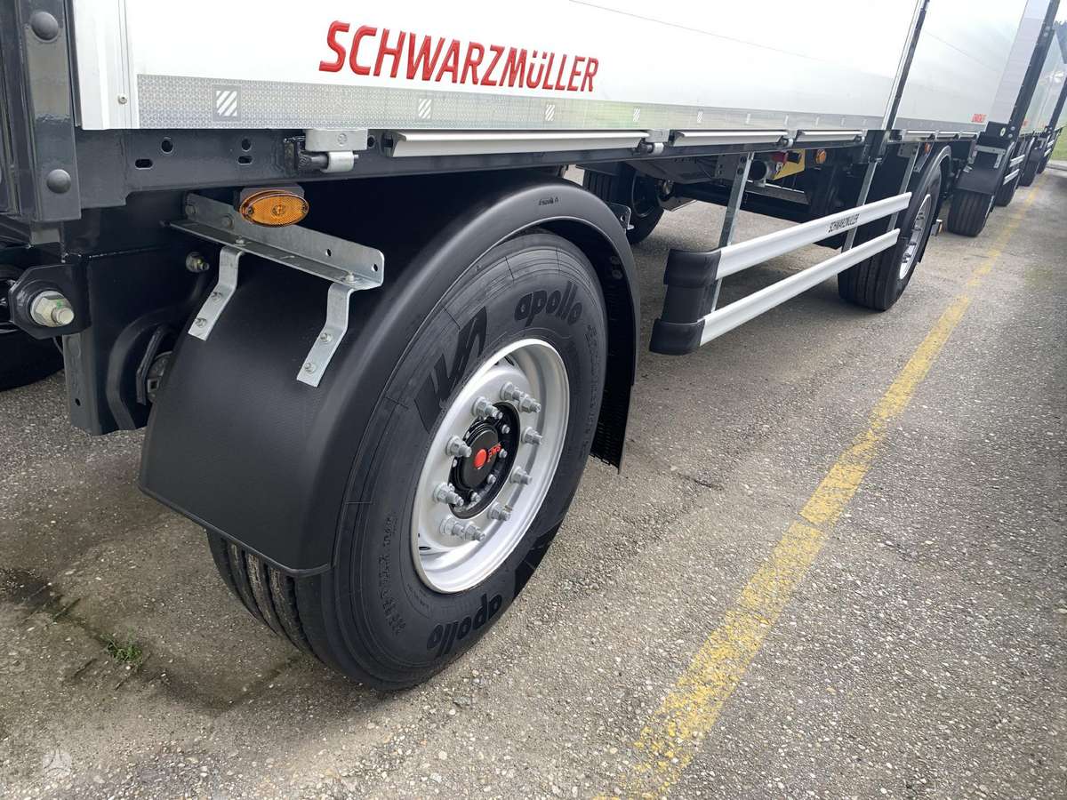 Schwarzmüller 2 ašių statybinė priekaba, dropside
