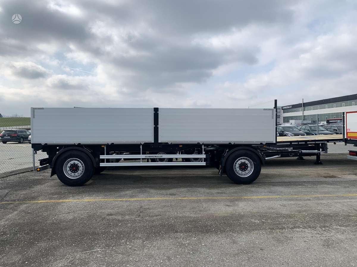 Schwarzmüller 2 ašių statybinė priekaba, dropside