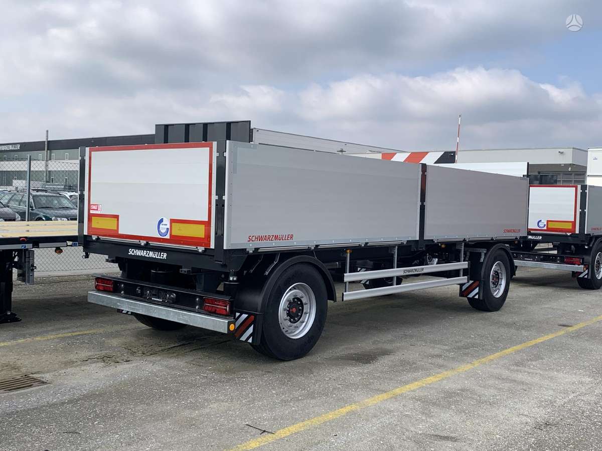 Schwarzmüller 2 ašių statybinė priekaba, dropside