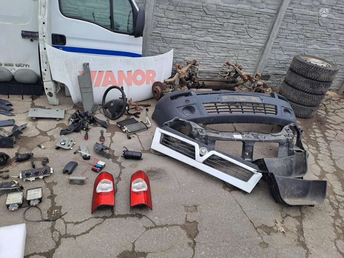 Renault Master по частям. Dalys