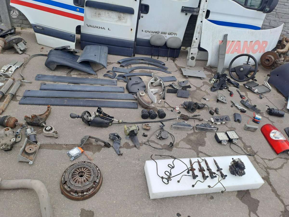 Renault Master по частям. Dalys