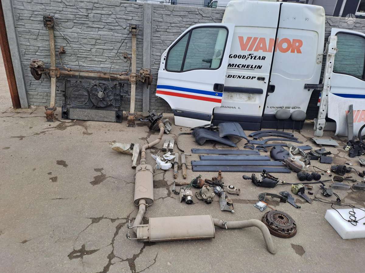 Renault Master по частям. Dalys