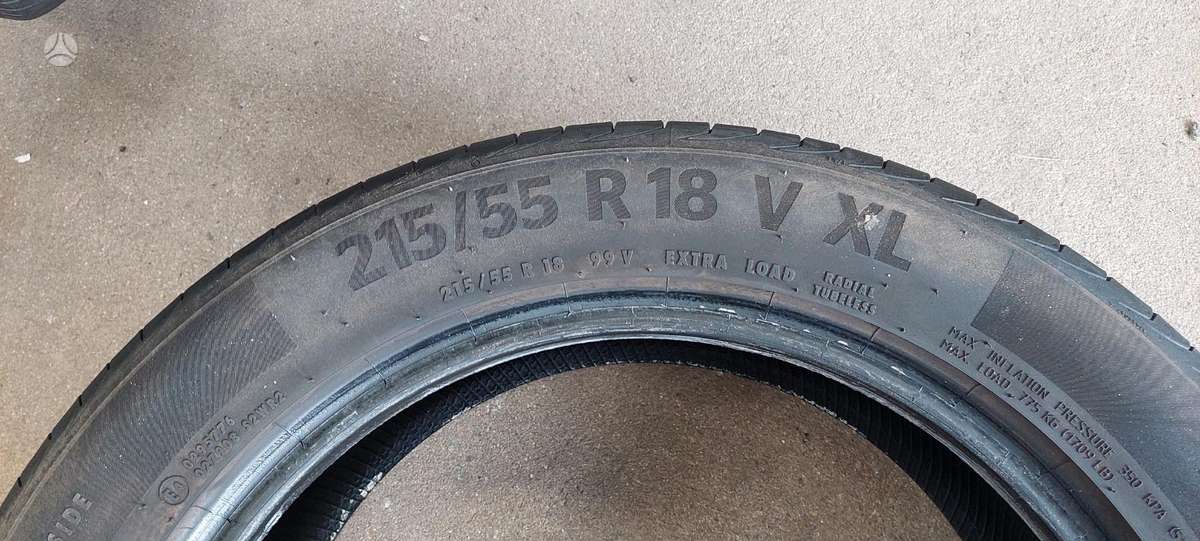 Continental, летние 215/55 R18