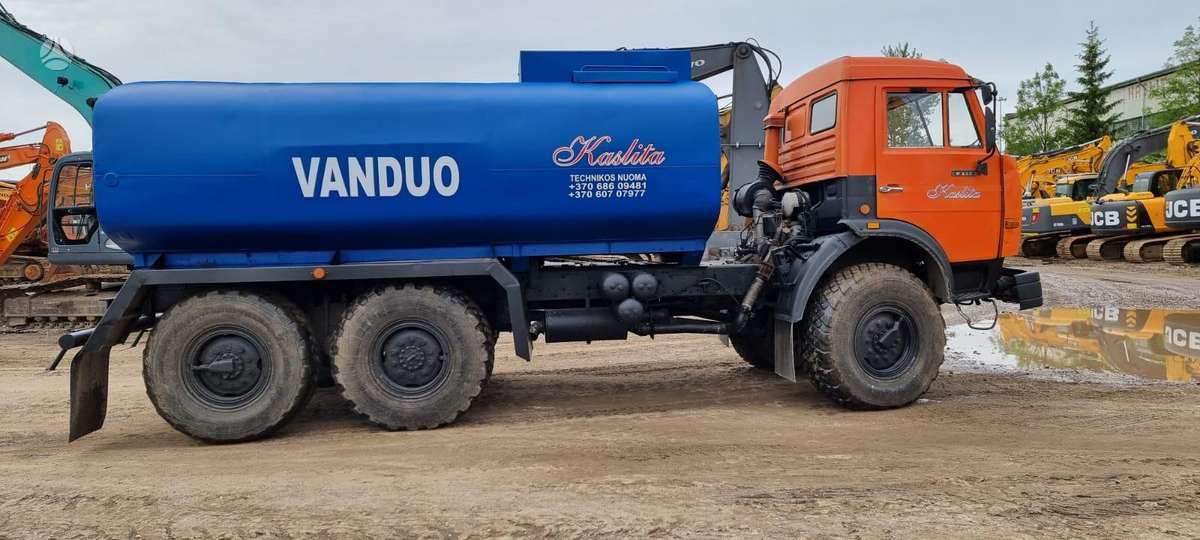 KamAZ 43118 6×6, автоцистерны