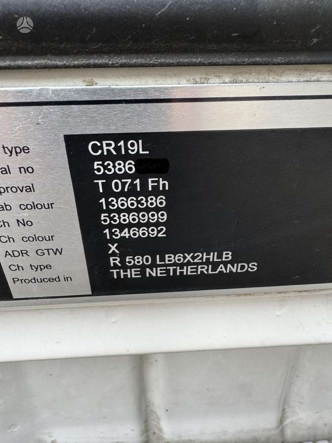 Scania R580 , CR19L, trucks