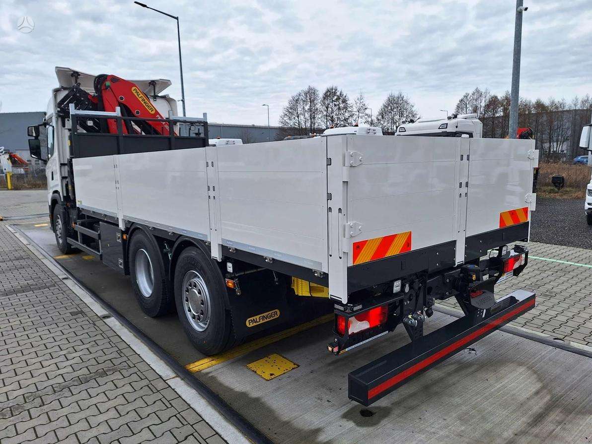 Scania G410, с краном