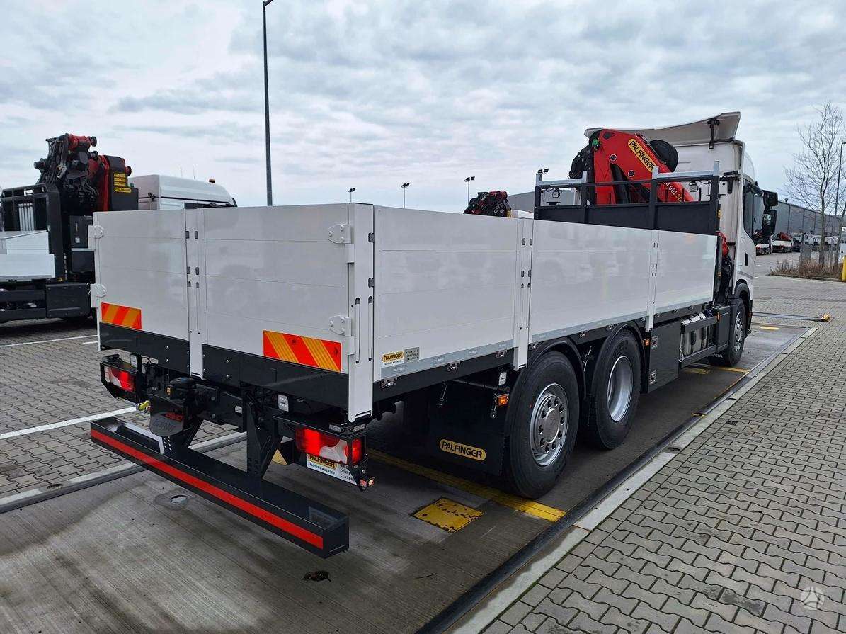 Scania G410, с краном