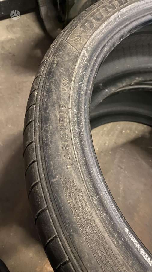 Dunlop, летние 245/40 R19