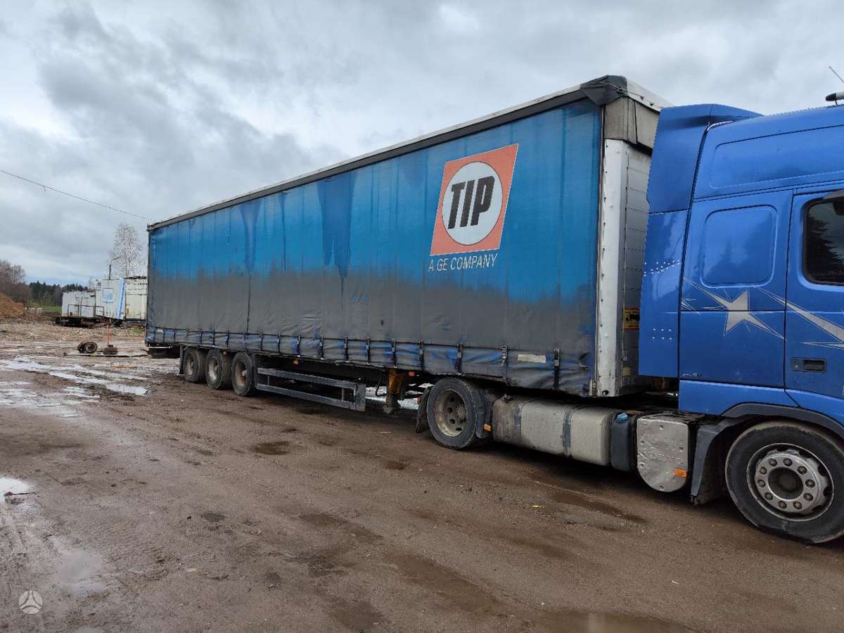 Schmitz, curtainsider with dropside