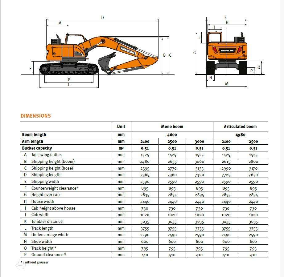 DEVELON DX140LCR-7, excavator