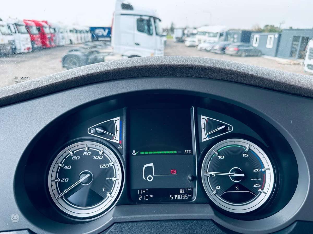 DAF XF 480 su Hidraulika, double sleeper