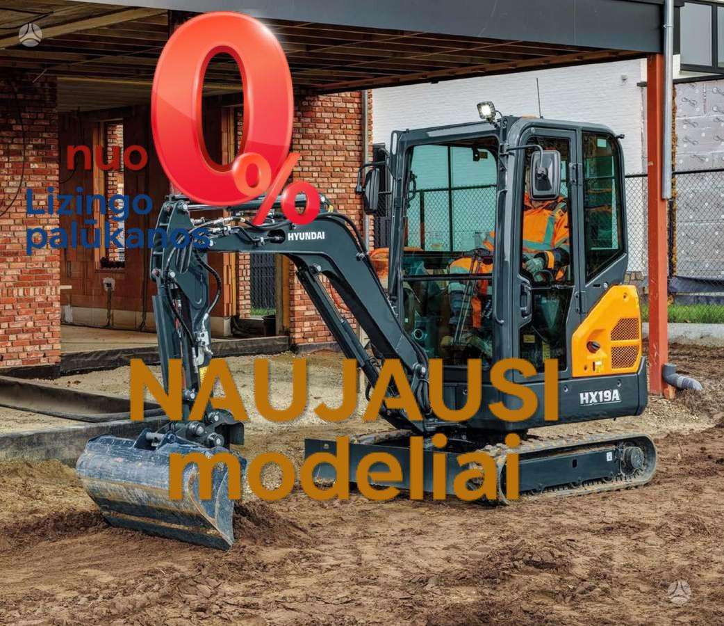 Hyundai HX19A, mini excavator