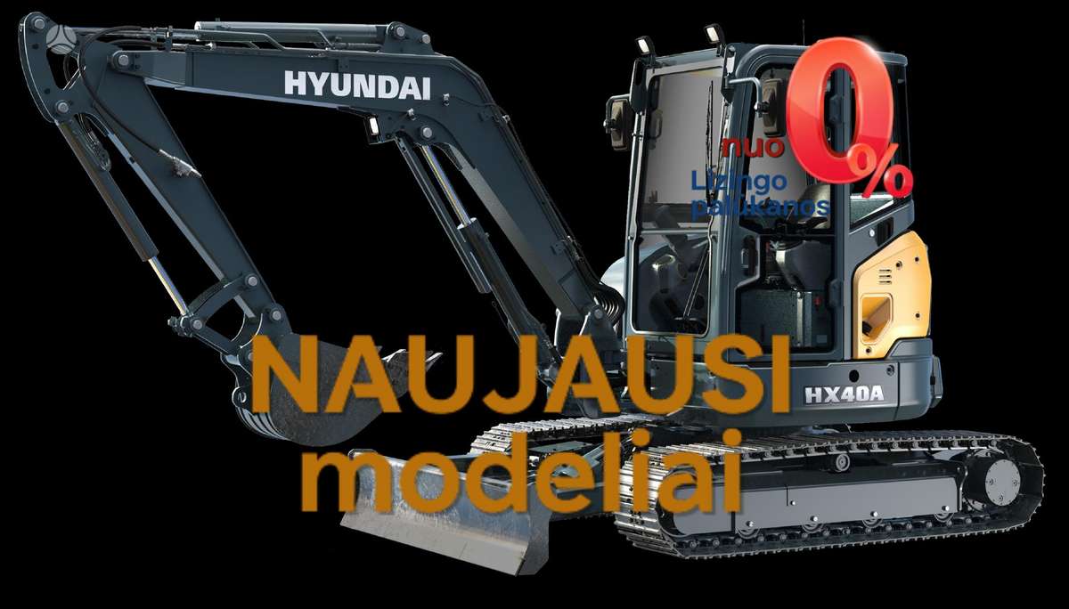 Hyundai HX40A, mini excavator