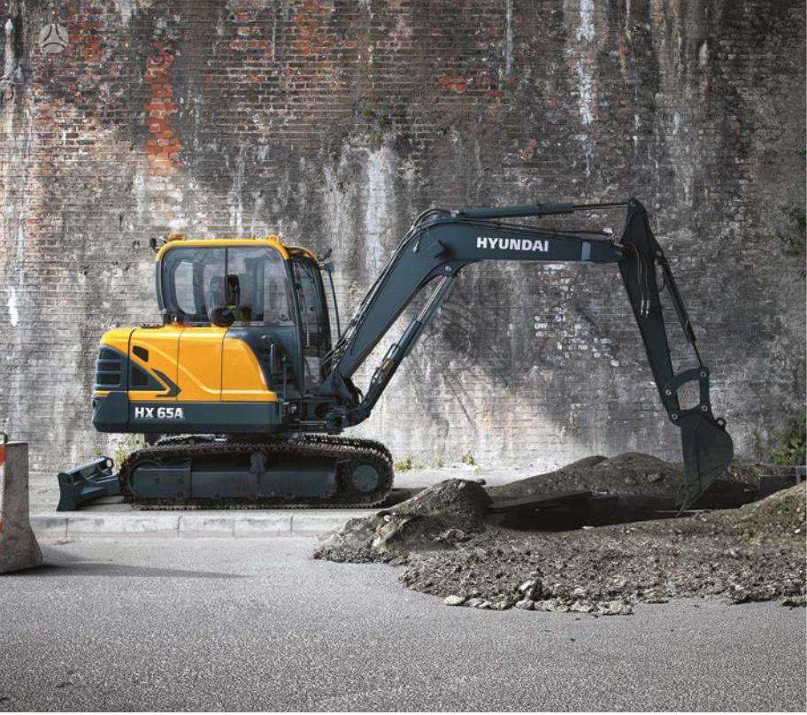 Hyundai HX65A, mini ekskavatori