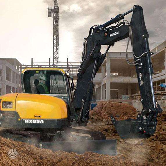 Hyundai HX85A, mini excavator