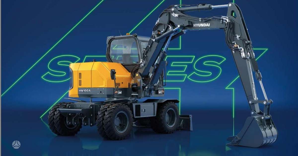Hyundai HW100A, ekskavatoriai