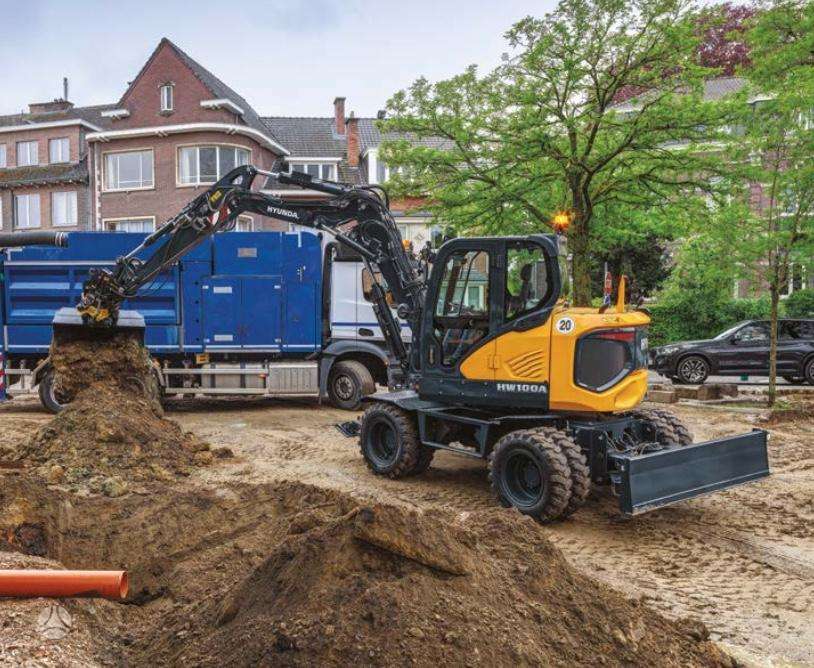 Hyundai HW100A, excavator