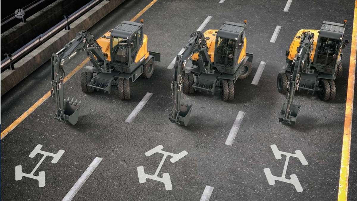 Hyundai HW100A, ekskavatoriai