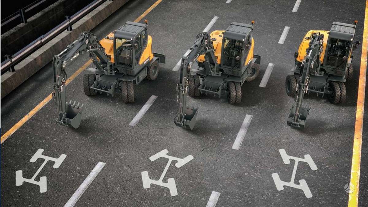 Hyundai HW100A, экскаваторы