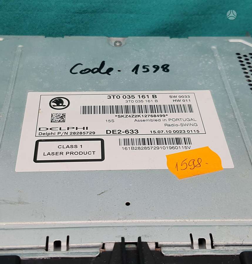 Skoda Superb, 3t0035161b
