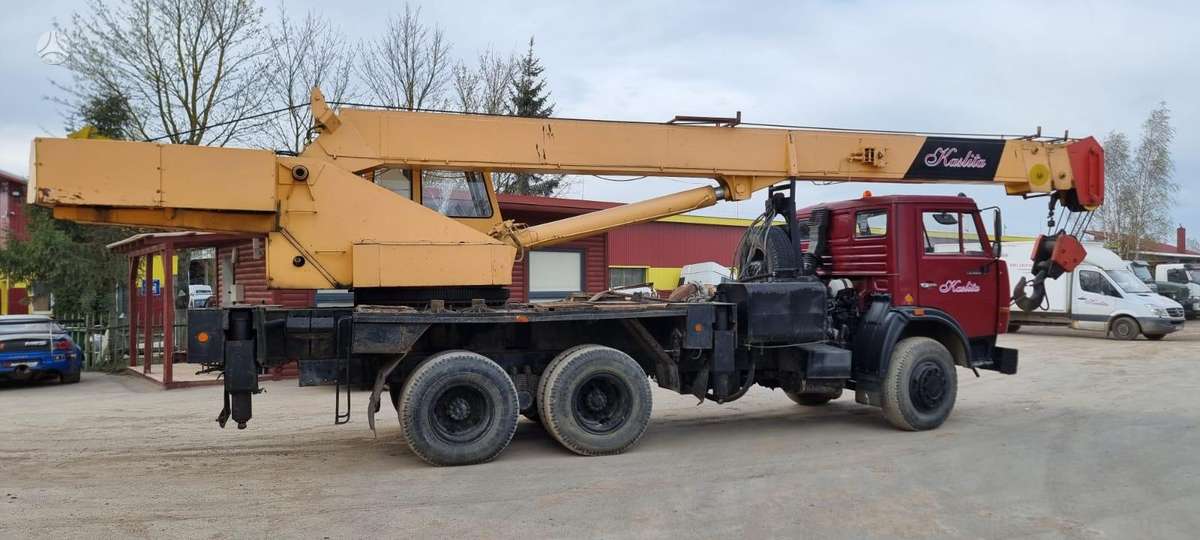 Kamaz 25 T, краны