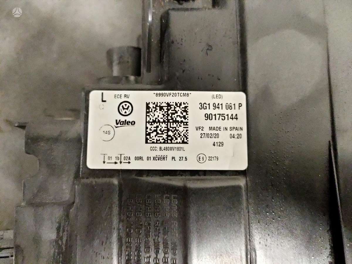 Volkswagen Passat kėbulo dalys