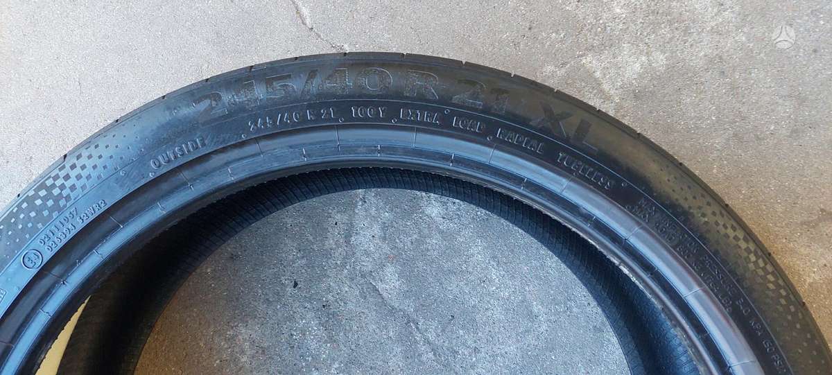 Continental, летние 245/40 R21