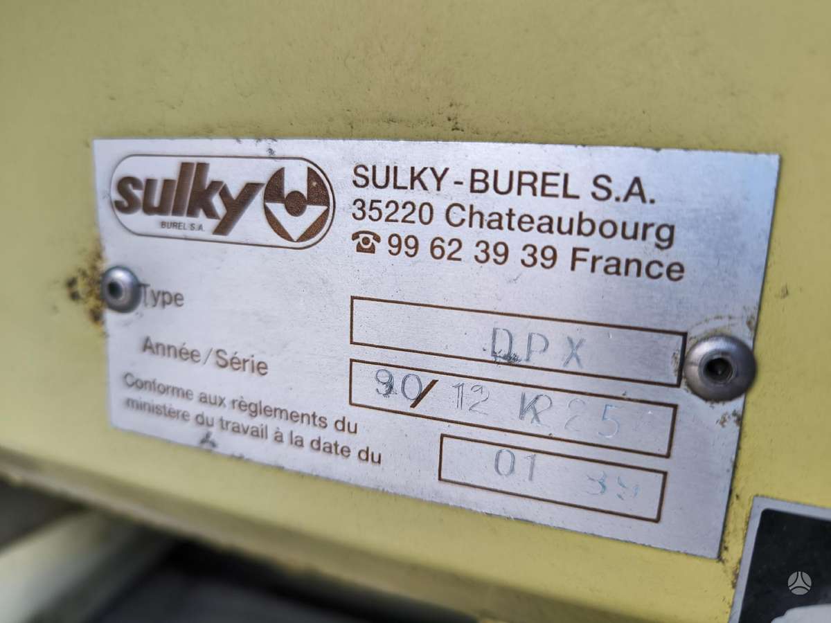 Sulky DPX 1003, barstytuvai