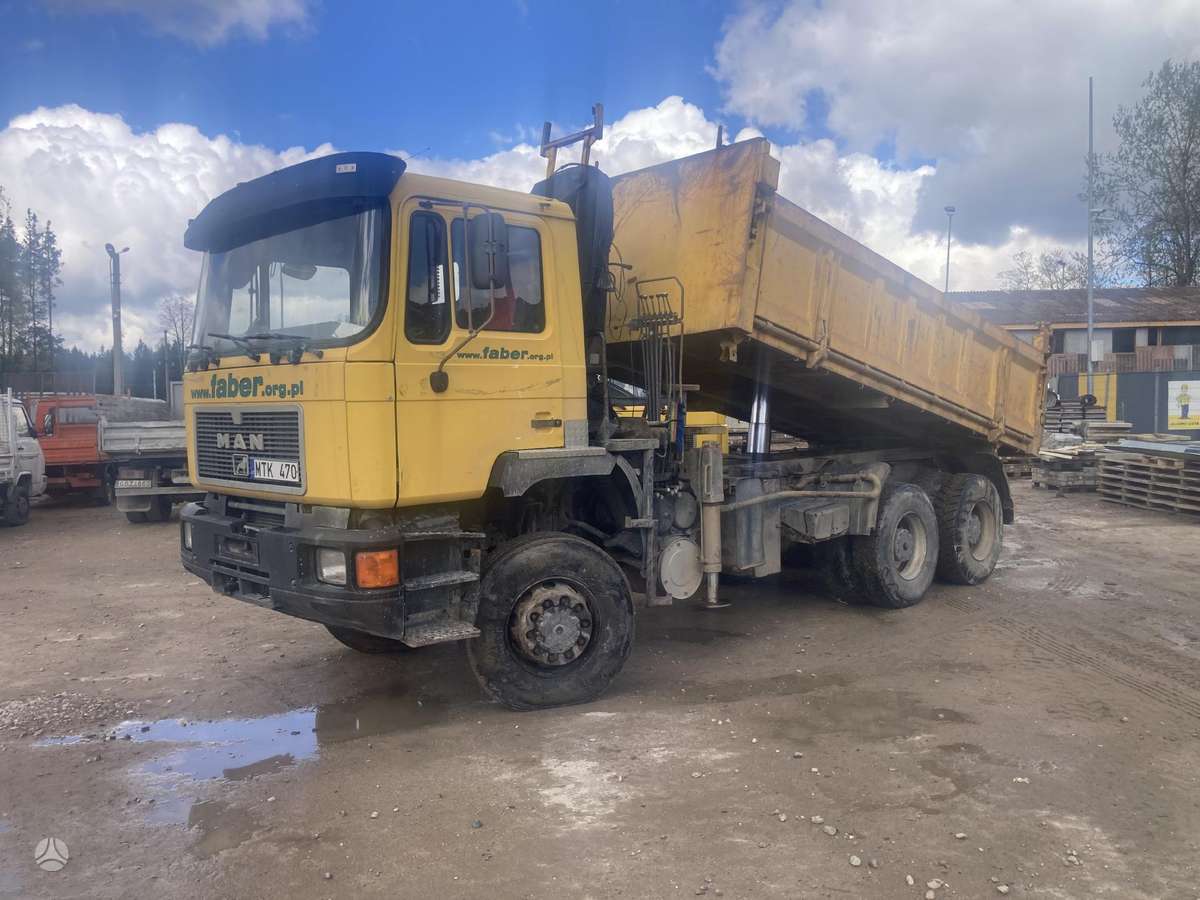 MAN 27.322, dumpers with crane