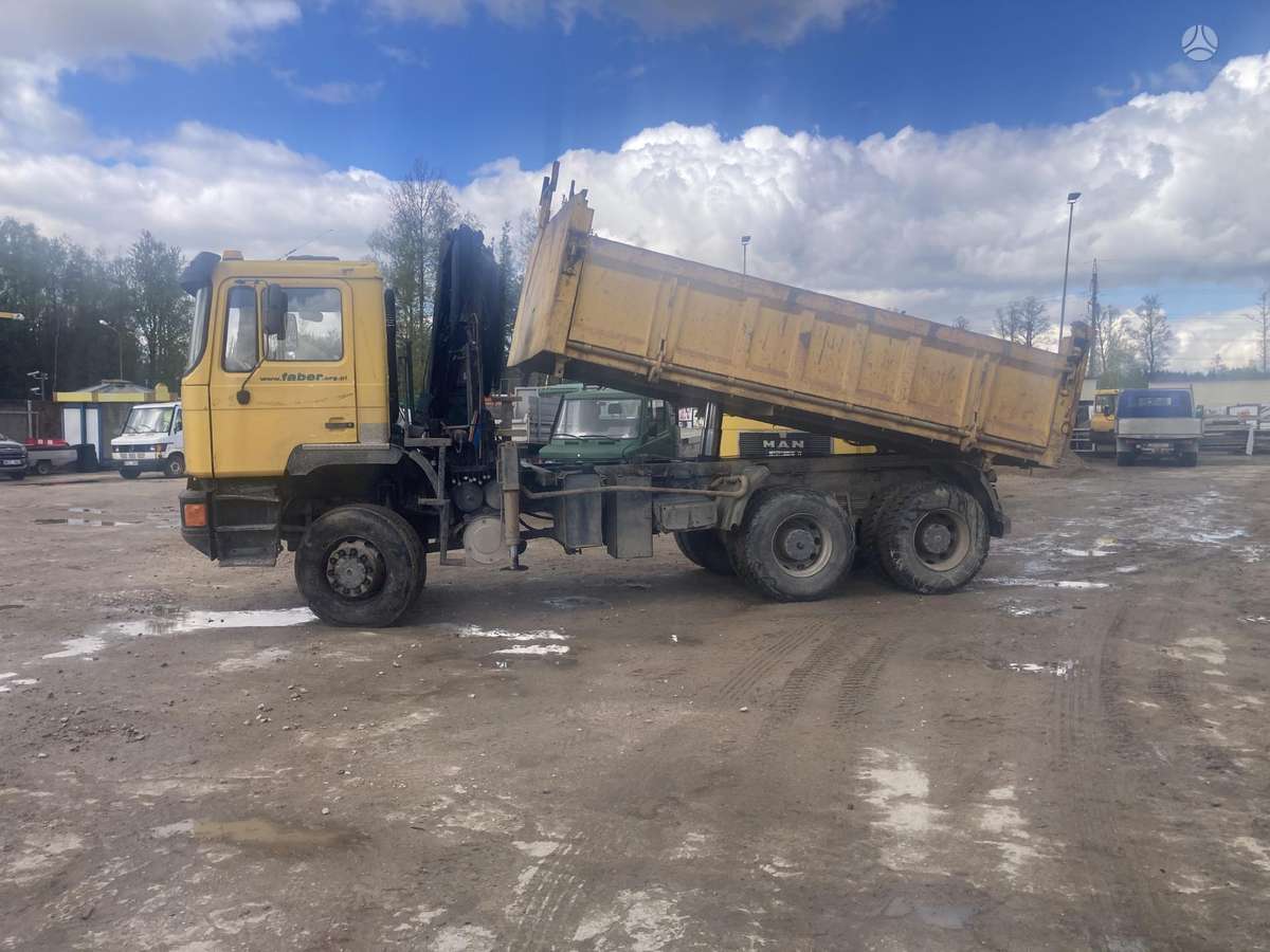 MAN 27.322, dumpers with crane