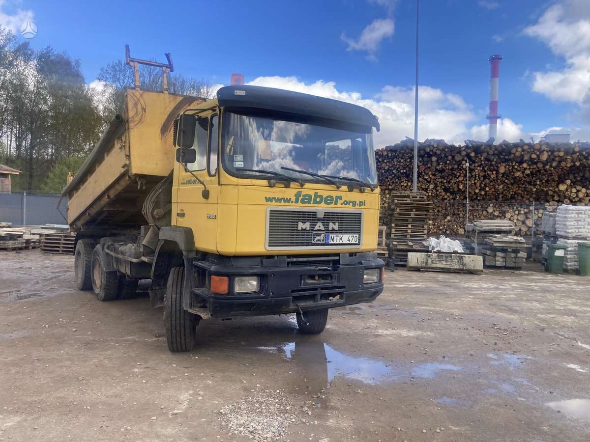 MAN 27.322, dumpers with crane