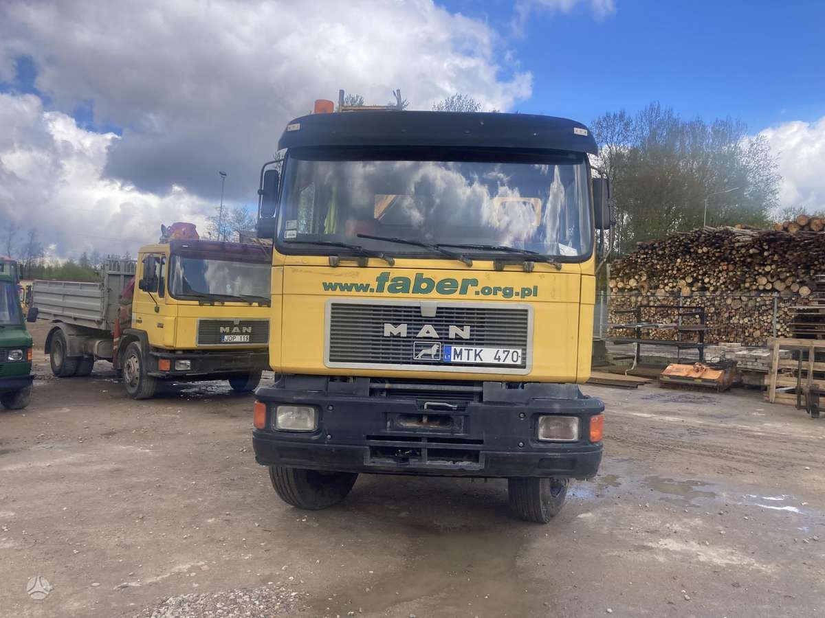 MAN 27.322, dumpers with crane