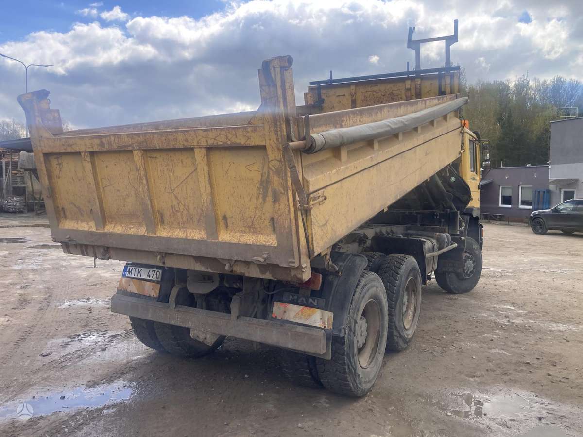 MAN 27.322, dumpers with crane