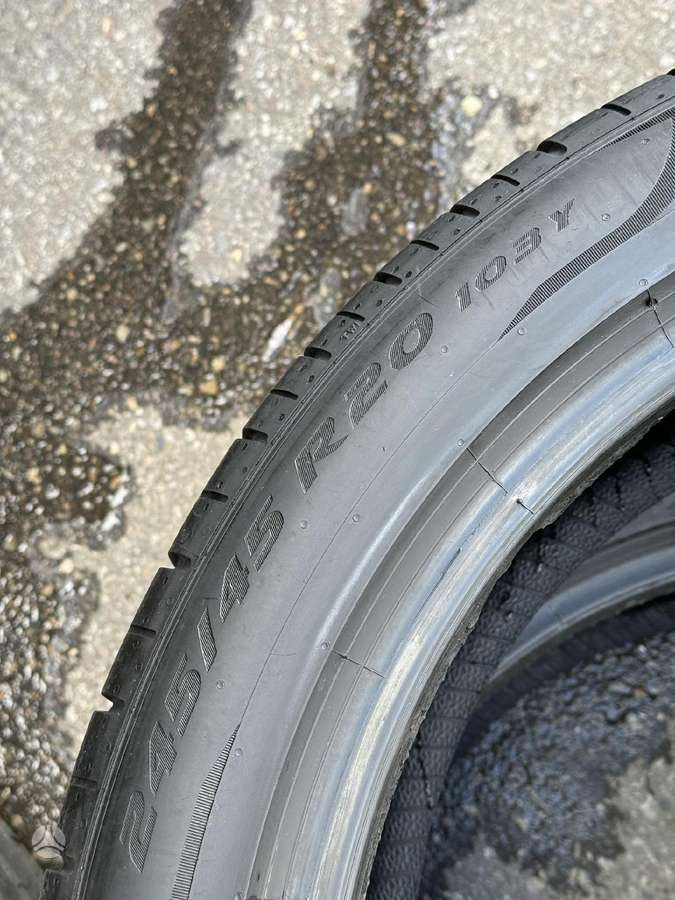 Pirelli P ZERO PZ4 | 4 VNT., летние 245/45 R20