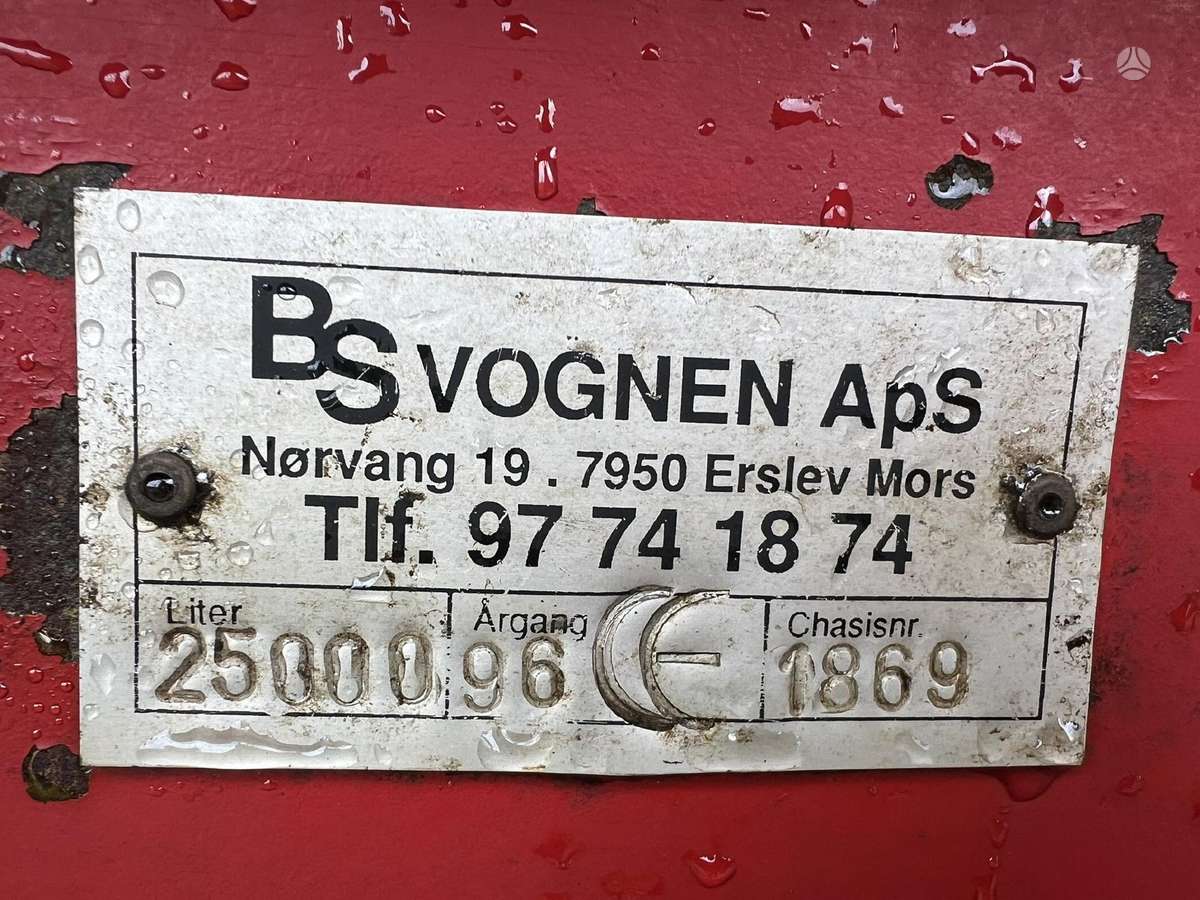 BS Vognen 25000, slurry carriers, pumps, mixers for slurry