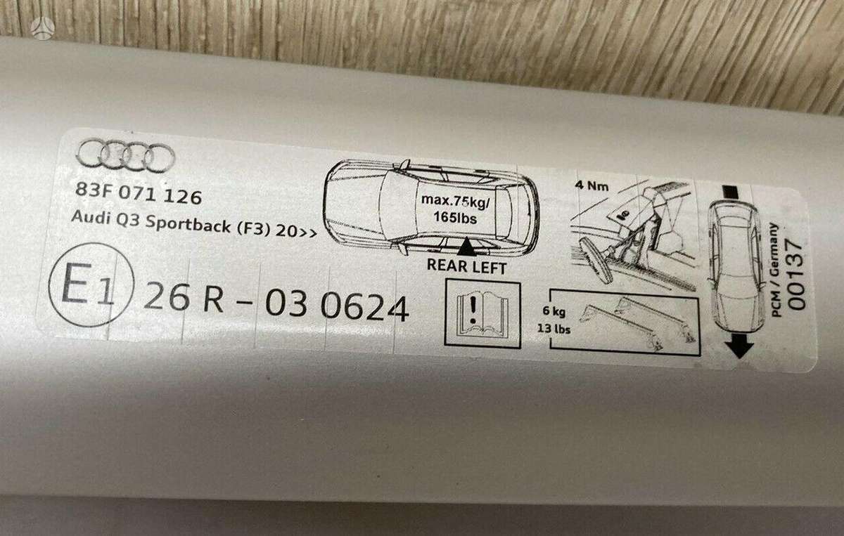 Audi Q3 Sportback roof rack
