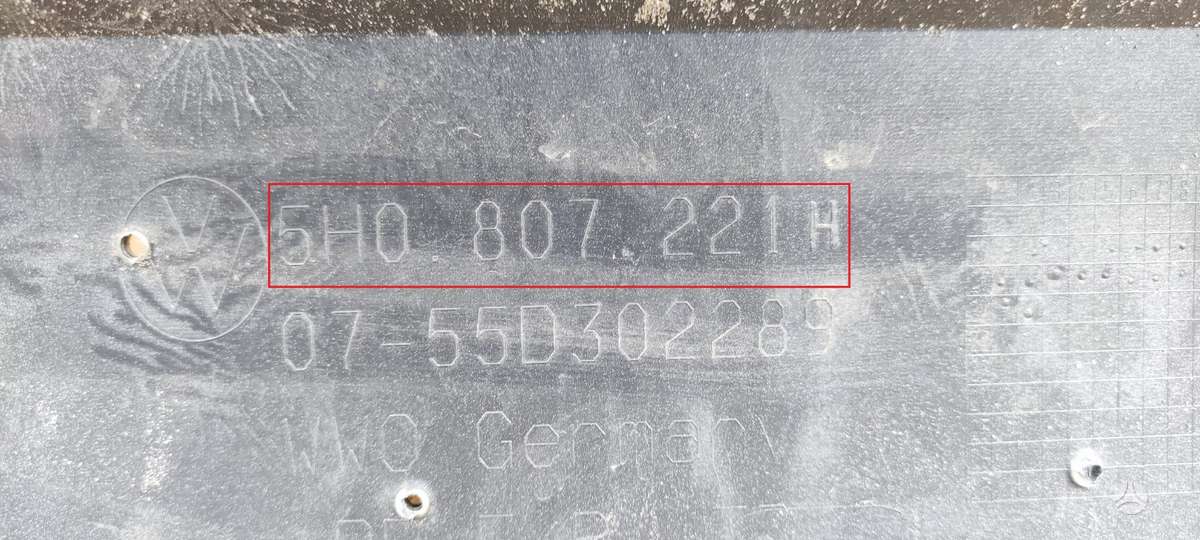 Volkswagen Golf, 5H0807221H, Cen10224