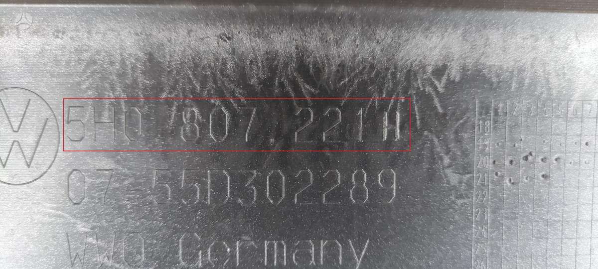 Volkswagen Golf, 5H0807221H, Cen10225