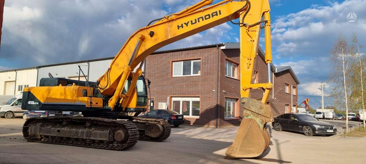 Hyundai Robex 450LC-7A, ekskavatoriai