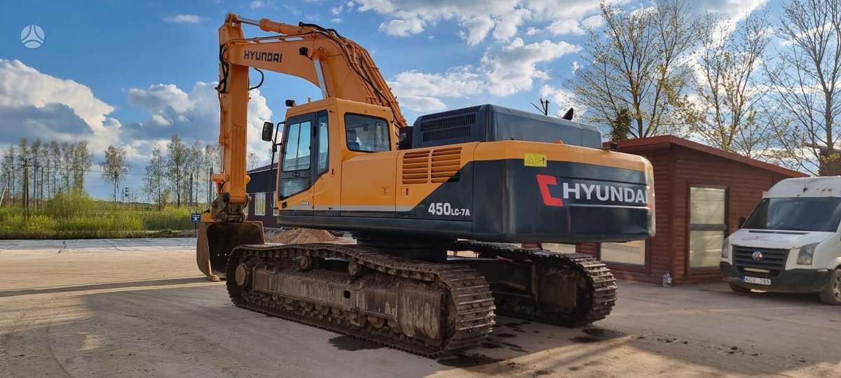 Hyundai Robex 450LC-7A, ekskavatoriai