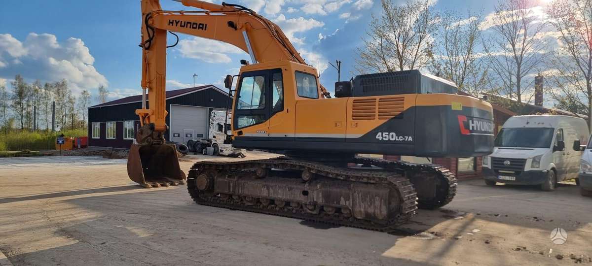 Hyundai Robex 450LC-7A, ekskavatoriai