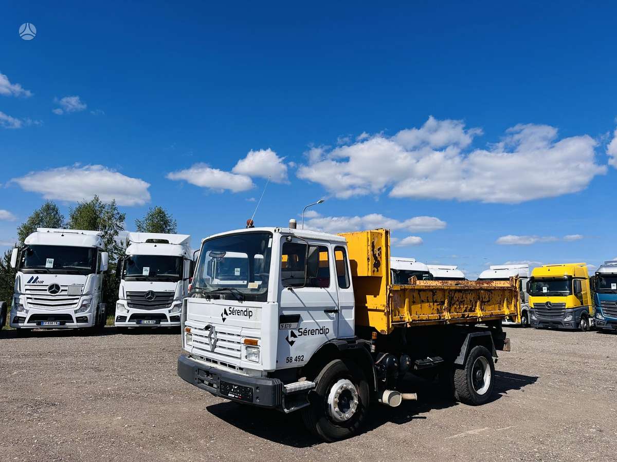 Renault S170 Midlliner 3-pusio vertimo, самосвалы