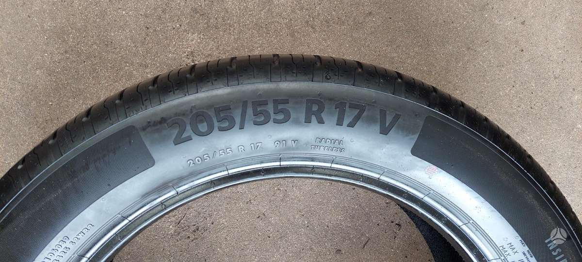 Continental, vasarinės 205/55 R17