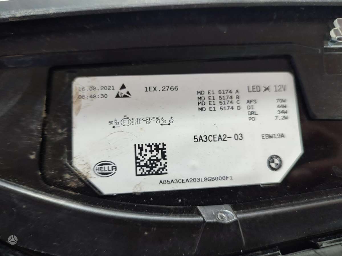 BMW iX, 5A3CEA2-03 5A3CEA2, lights