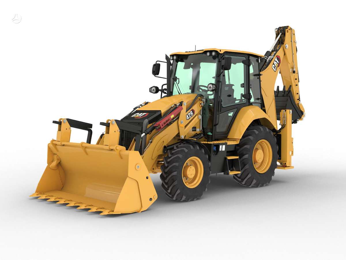 Caterpillar 428, ekskavatoriniai krautuvai
